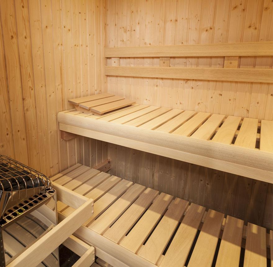 Permanently Installed Sauna Interior - Standard